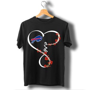 Love Flower Buffalo Bills T Shirt