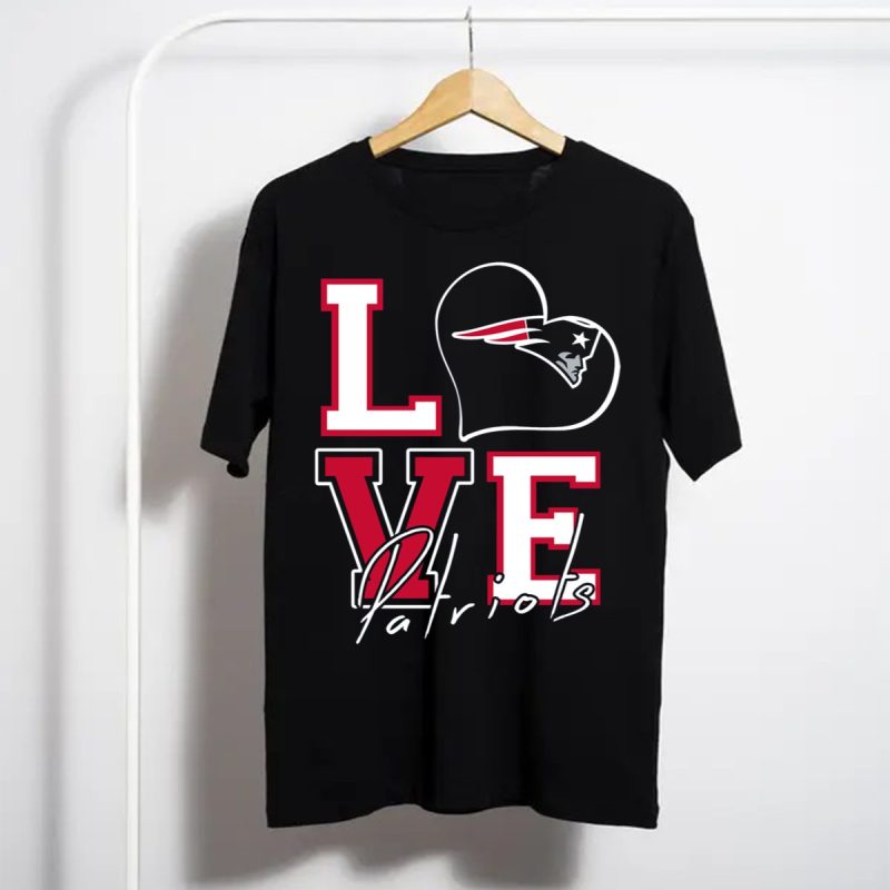 Love Patriots New England Football T Shirt T Shirt 1