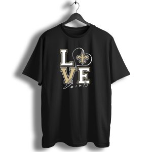 Love Saints New Orleans Fleur De Lis T Shirt