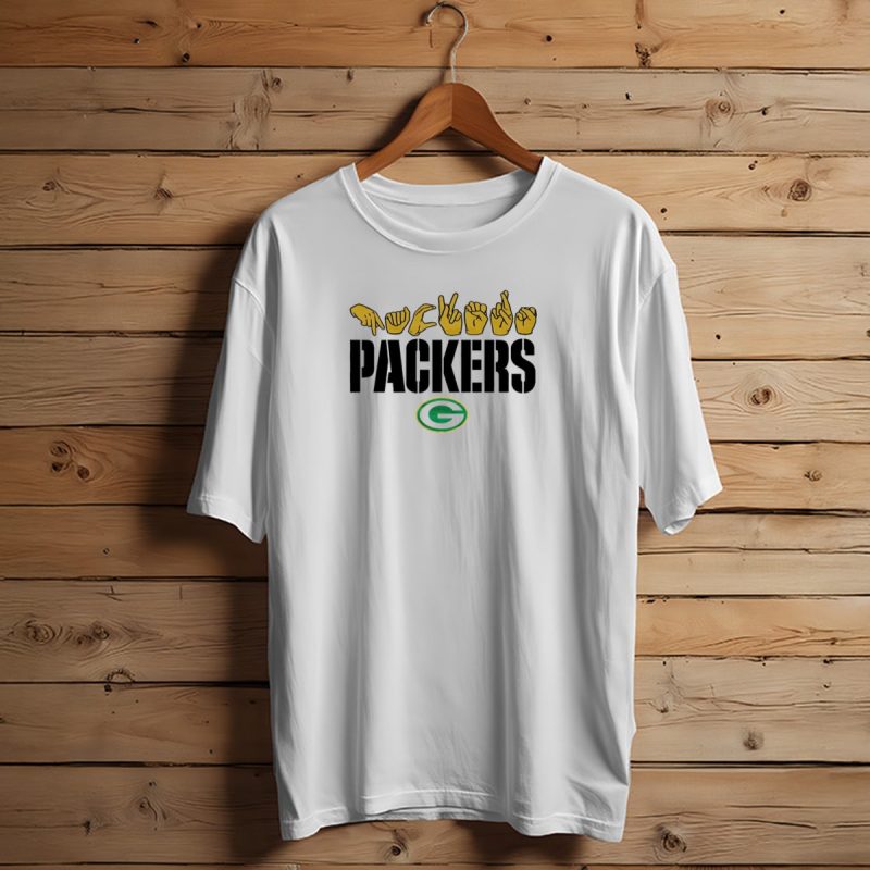 Love Sign Packers Asl Green Bay Packers T Shirt T Shirt 1 1