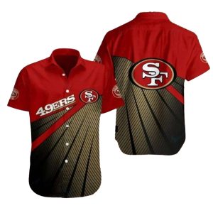 Lux Herringbone 49ers Executive Fanwear Hawaiian Shirt