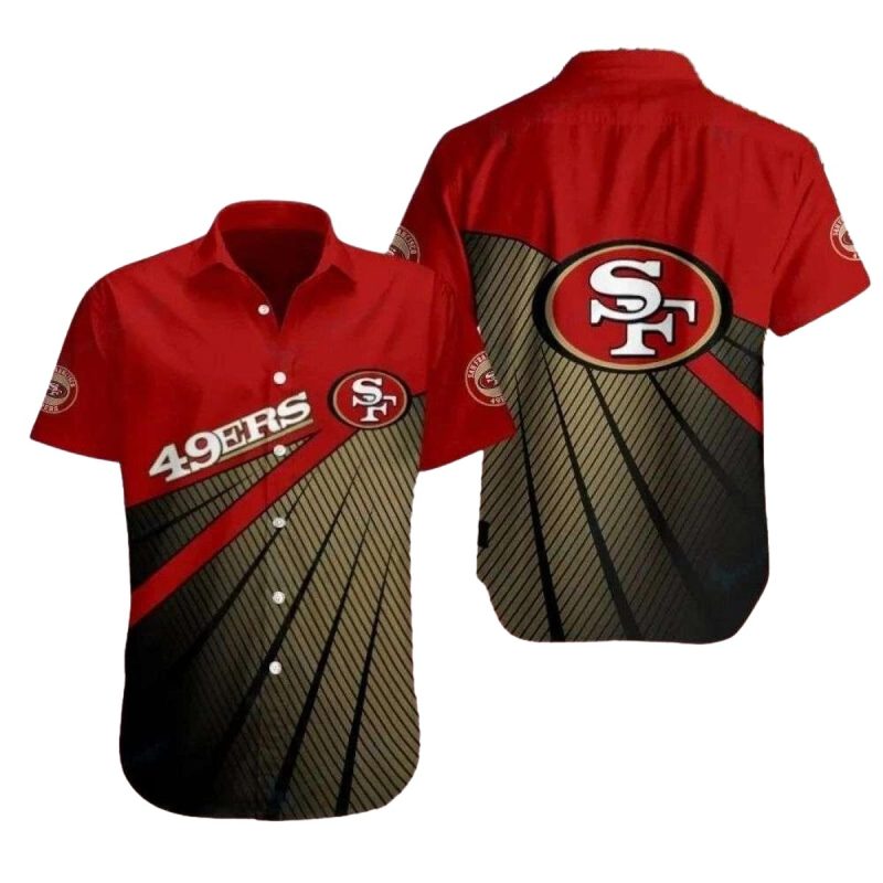 Lux Herringbone 49Ers Executive Fanwear Hawaiian Shirt 1
