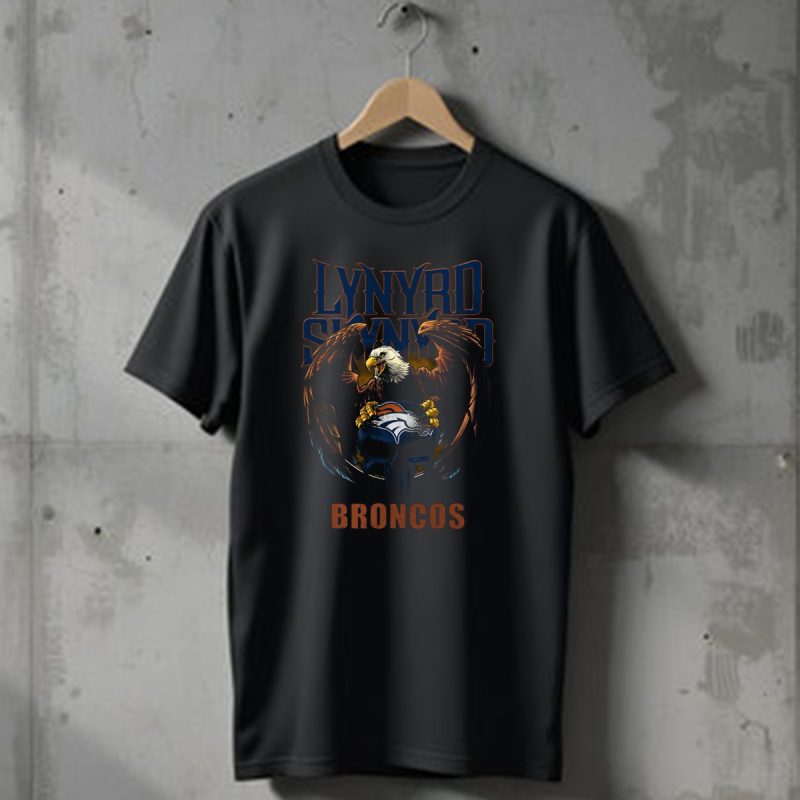 Lynyrd Skynyrd Denver Broncos Eagle T Shirt 1 T Shirt 1