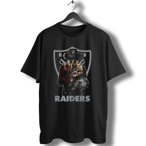 M2 Raiders Freddy Krueger Las Vegas Raiders Football T-Shirt