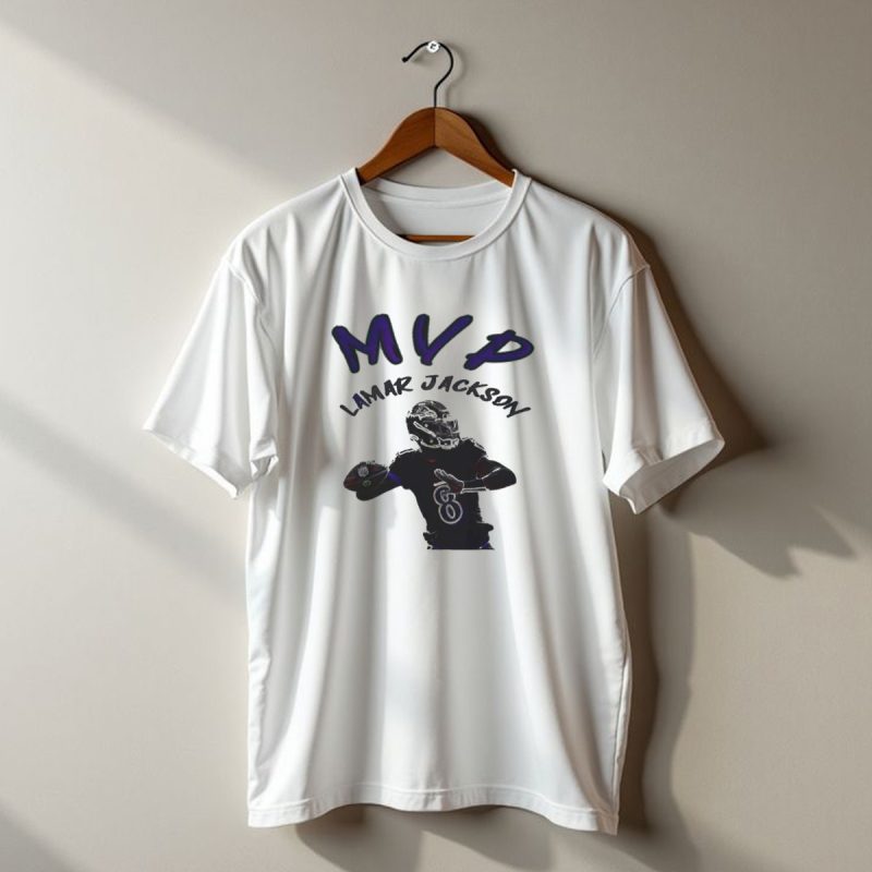 Mvp Lamar Jackson Baltimore Ravens Quarterback T Shirt 1 T Shirt 1