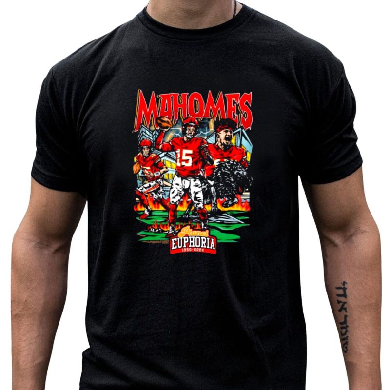 Mahomes Planet Euphoria 1950 2024 Kansas City Chiefs T Shirt T Shirt 1 1