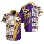 Majestic Warrior Minnesota Vikings Hawaiian Shirt