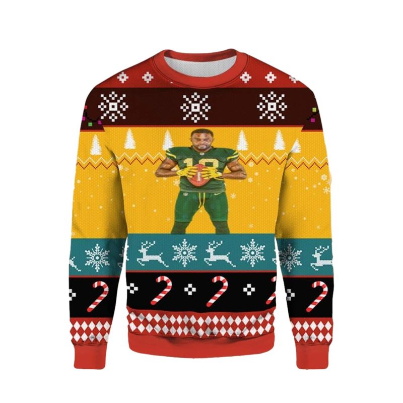 Malik Heath Green Bay Packers Ugly Sweater 1