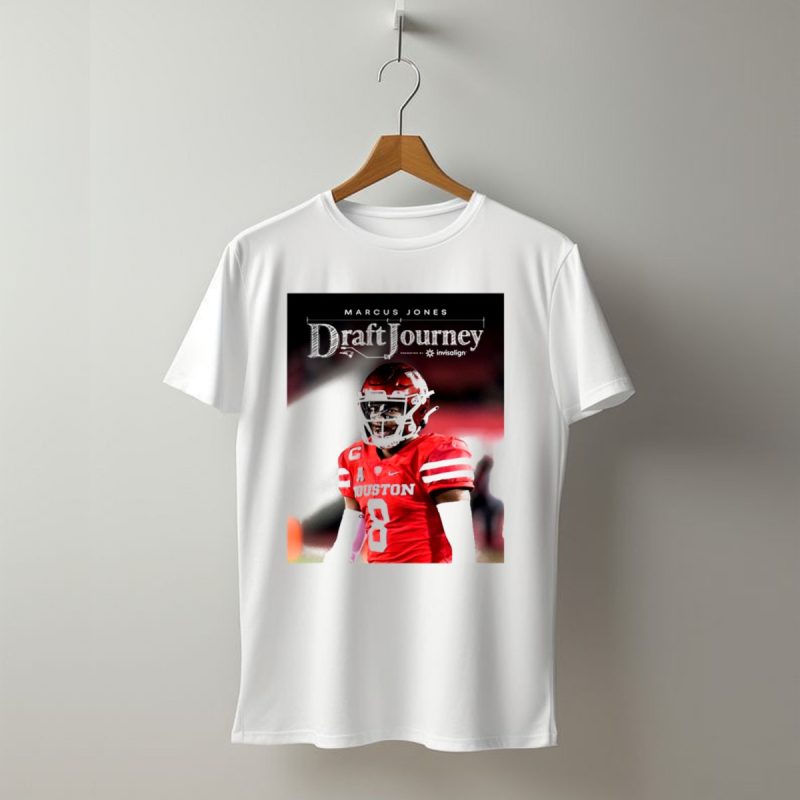 Marcus Jones New England Patriots Nfl Draft Journey Houston Football T Shirt T Shirt 1