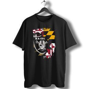 Maryland Flag Raiders Helmet T-Shirt