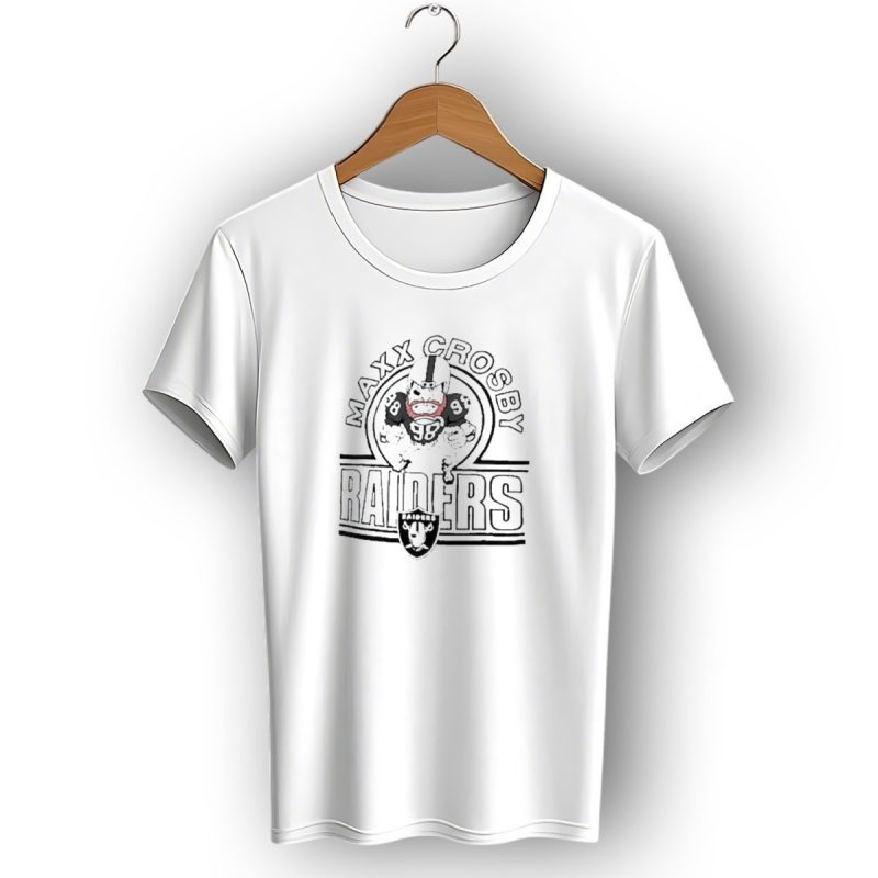 Maxx Crosby Raiders Caricature Homage Tri Blend T Shirt 1 T Shirt 1