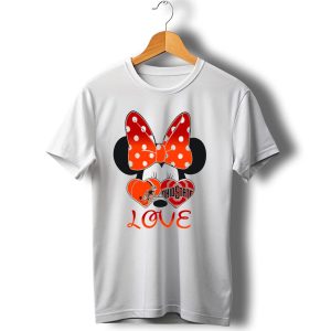 Mic 023 Minnie Mouse Love Cleveland Browns Ohio State T-Shirt