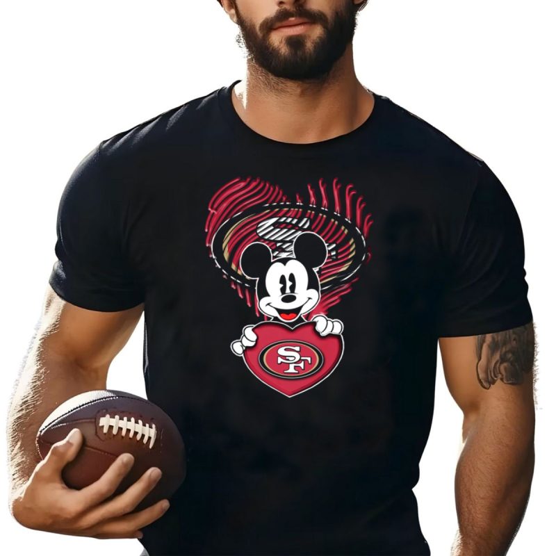 Mick San Francisco 49Ers Heart T Shirt T Shirt 1