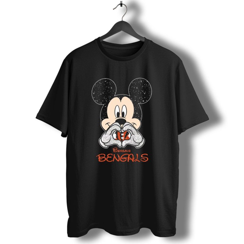 Mickey Bengals Love Cincinnati Bengals T Shirt 1 T Shirt 1