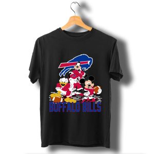 Mickey Donald Goofy Buffalo Bills T Shirt