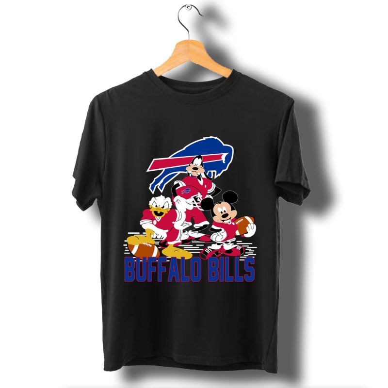 Mickey Donald Goofy Buffalo Bills T Shirt T Shirt 1