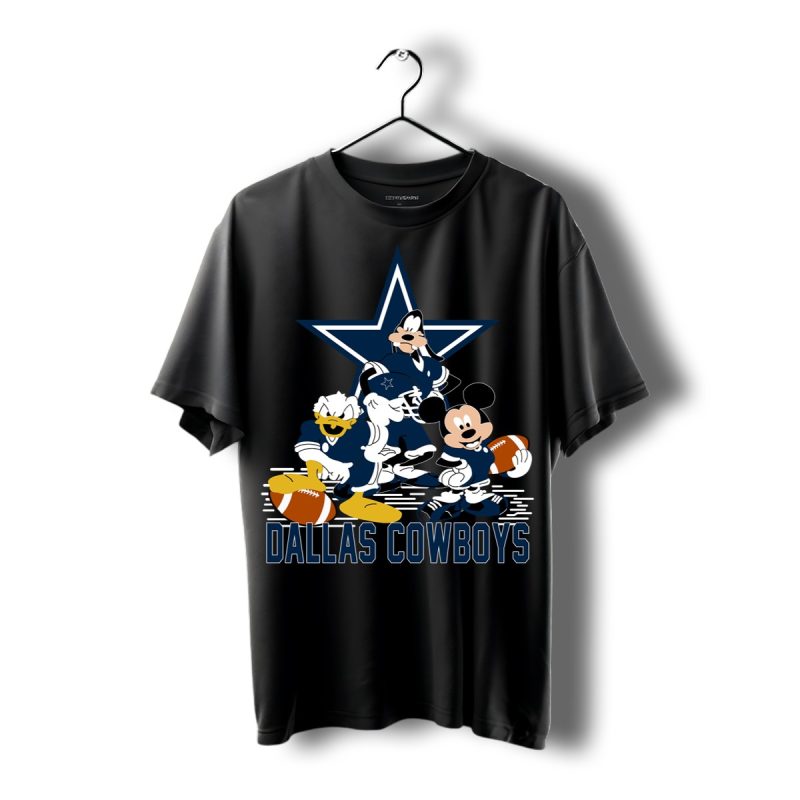 Mickey Donald Goofy Dallas Cowboys Shirt T Shirt 1