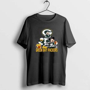 Mickey Donald Goofy Green Bay Packers Shirt