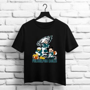 Mickey Donald Goofy Philadelphia Eagles Shirt