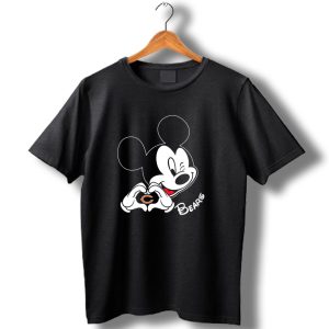 Mickey Heart Chicago Bears Fan T Shirt
