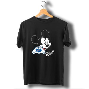 Mickey Heart Hands Buffalo Bills T-Shirt