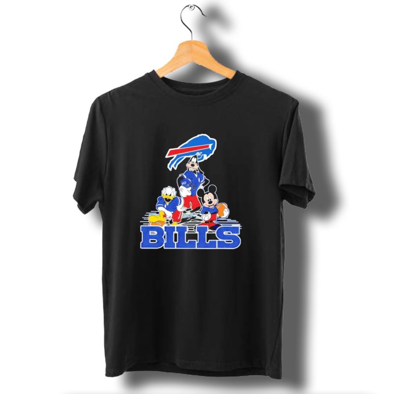Mickey Mouse Characters Buffalo Bills Nfl Sports T Shirt 1 T Shirt 1