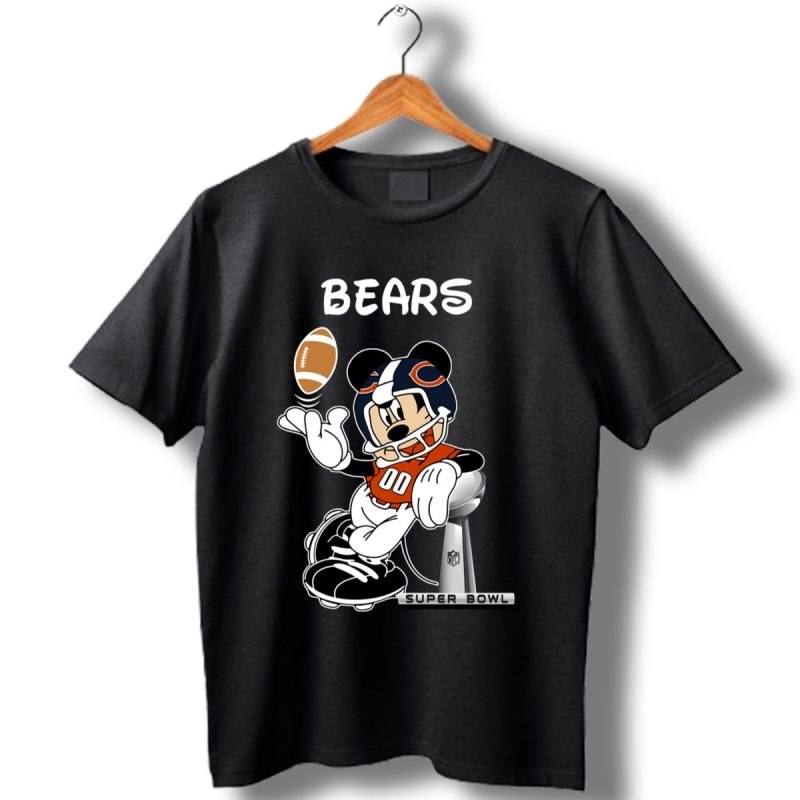 Mickey Mouse Chicago Bears Shirt T Shirt 1