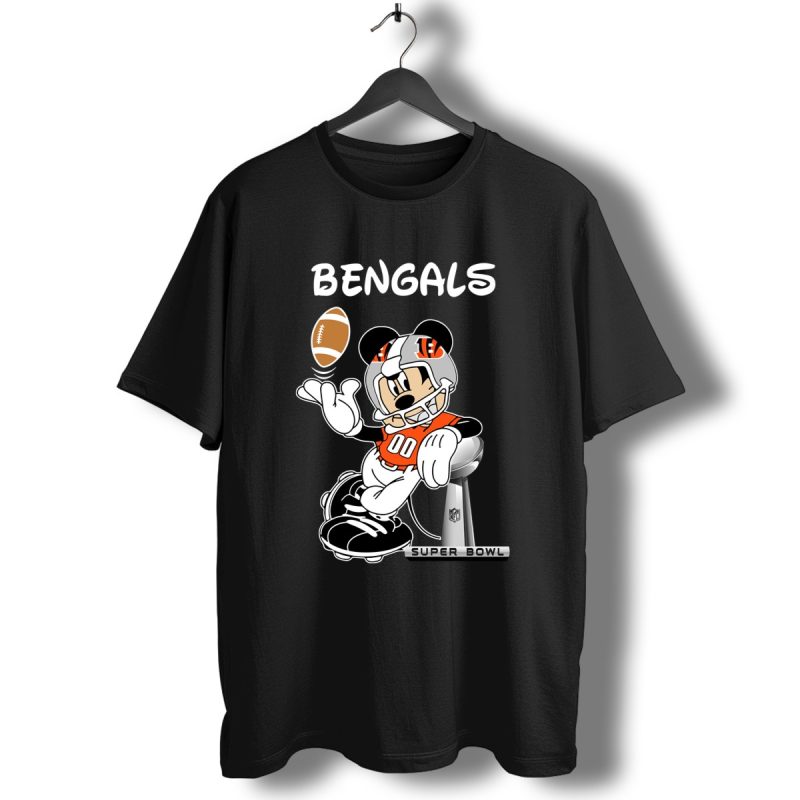 Mickey Mouse Cincinnati Bengals T Shirt T Shirt 1