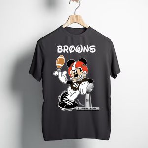 Mickey Mouse Cleveland Browns T-Shirt