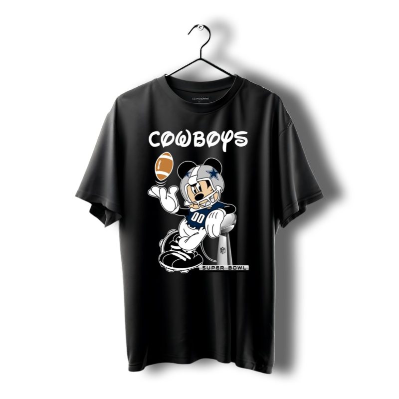 Mickey Mouse Dallas Cowboys Shirt T Shirt 1