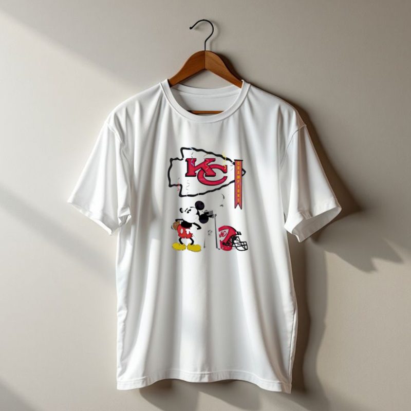 Mickey Mouse Kc Champions Trophy Kansas City Chiefs T Shirt T Shirt 1 1
