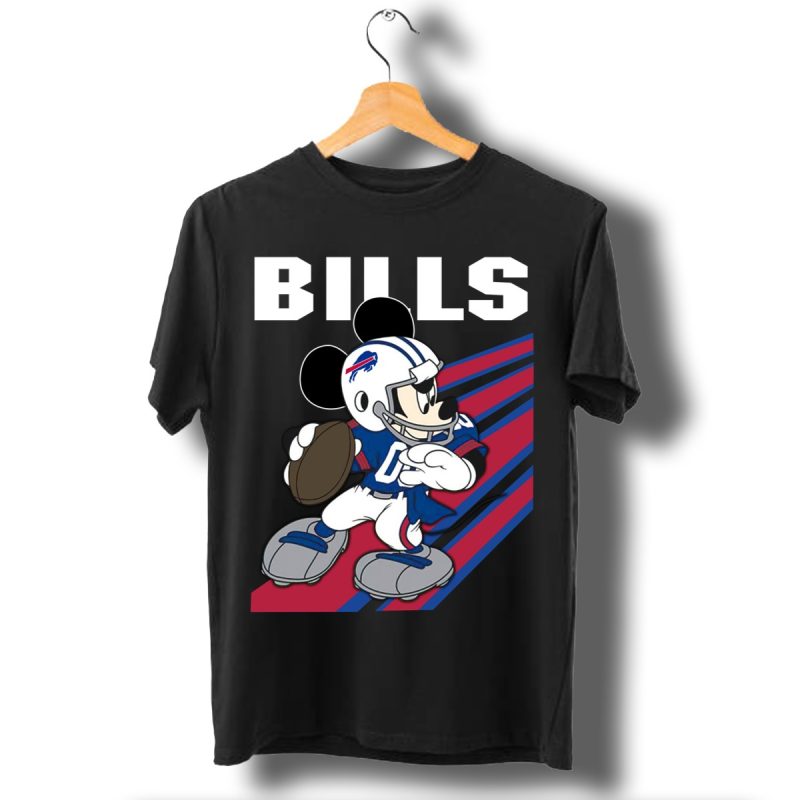 Mickey Mouse Play For Buffalo Bills T Shirt T Shirt 1