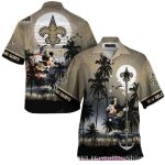 Mickey Palm Tropical New Orleans Saints Hawaiian Shirt