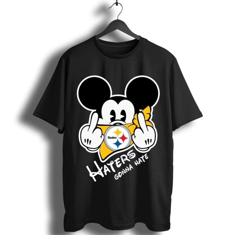 Mickey Team Pittsburgh Steelers Haters Gonna Hate Shirt T Shirt 1