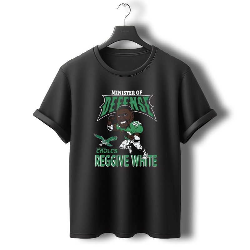 Minister Of Defense Philadelphia Eagles Reggie White T Shirt T Shirt 0 1