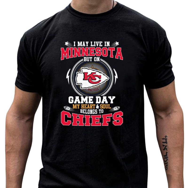 Minnesota Game Day My Heart And Soul Belongs To Chiefs T Shirt T Shirt 1 1