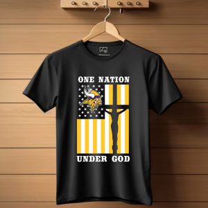 Minnesota Vikings – One Nation Under God T-Shirt