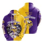 Minnesota Vikings All Time Greatest AOP Hoodie