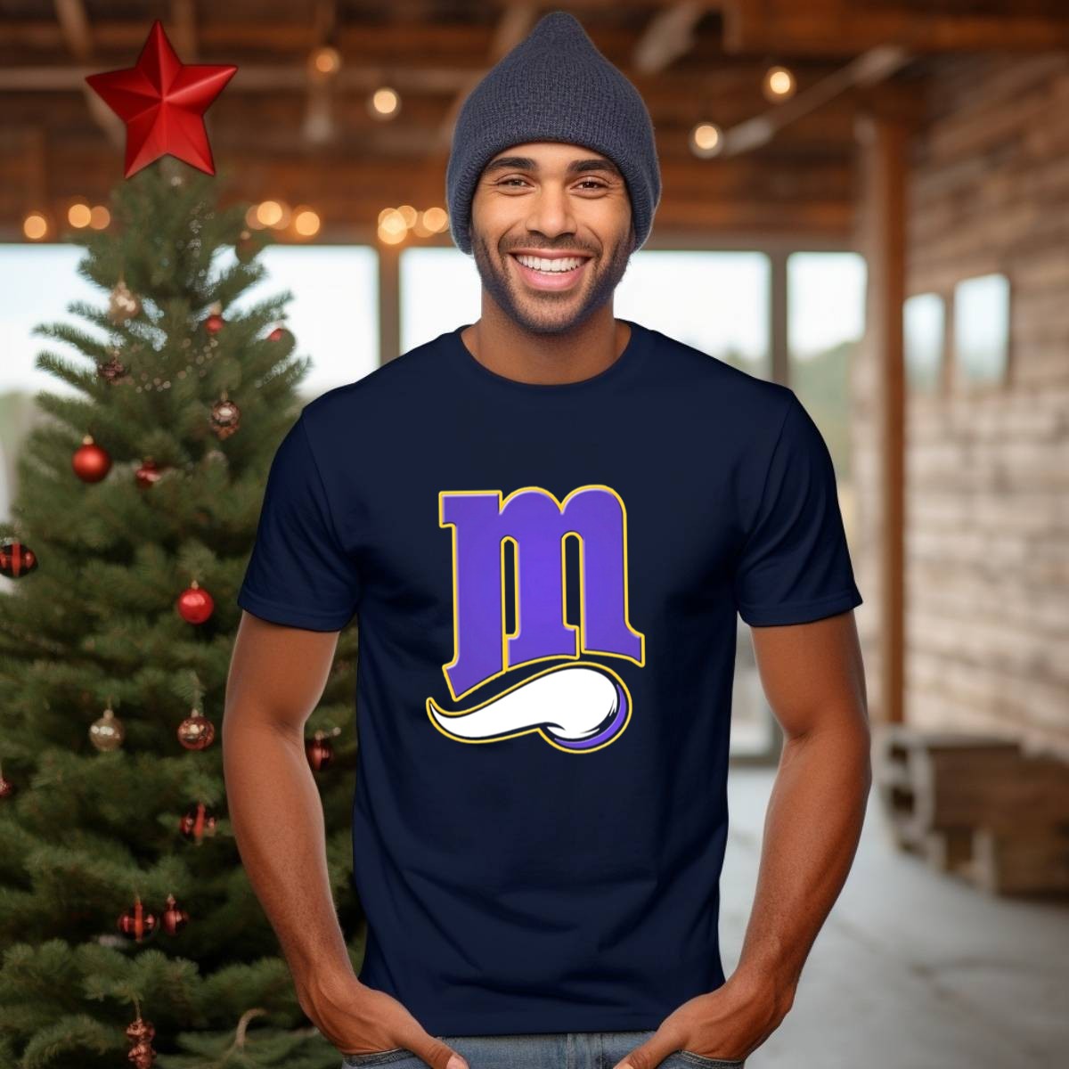 Minnesota-Vikings-And-Minnesota-Twins-M-Logo-Fusion-In-Purple-And-White-T-Shirt-1_t-shirt-3_4