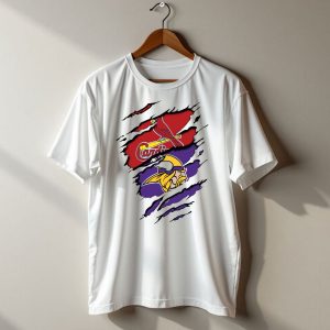 Minnesota Vikings And Stkids T Shirt Flouis Cardinals Crossover T Shirt