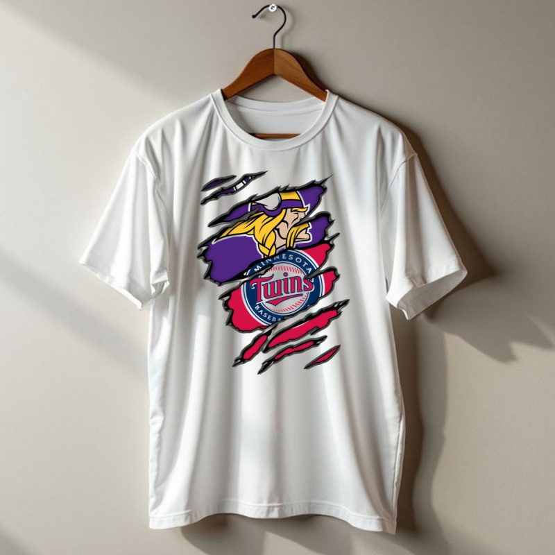 Minnesota-Vikings-And-Twins-Baseball-Fusion-T-Shirt-1_T-Shirt-1 Minnesota Vikings And Twins Baseball Fusion T Shirt 1 T Shirt 1