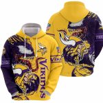 Minnesota Vikings And Venom AOP Hoodie