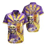 Minnesota Vikings Baby Yoda Hug Logo Lovely Hawaiian Shirt