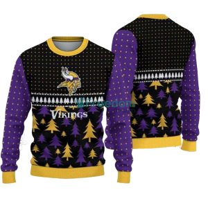 Minnesota Vikings Christmas Tree Pattern For Men And Women Xmas Gift Ugly Sweater