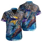 Minnesota Vikings Fishing Marlin Hawaiian Shirt