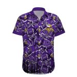 Minnesota Vikings Football Pattern Hawaiian Shirt