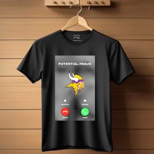 Minnesota Vikings Football Potential Fraud Call Screen Icons T Shirt