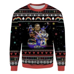 Minnesota Vikings Franchise Record Justin Jefferson Ugly Sweater