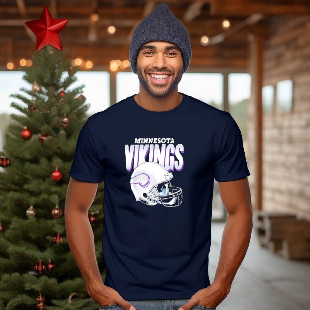Minnesota-Vikings-Gradient-Helmet-Nfl-Merchandise-T-Shirt-1_t-shirt-3_4