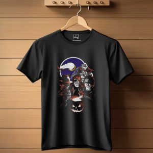 Minnesota Vikings Halloween Scream Team T-Shirt